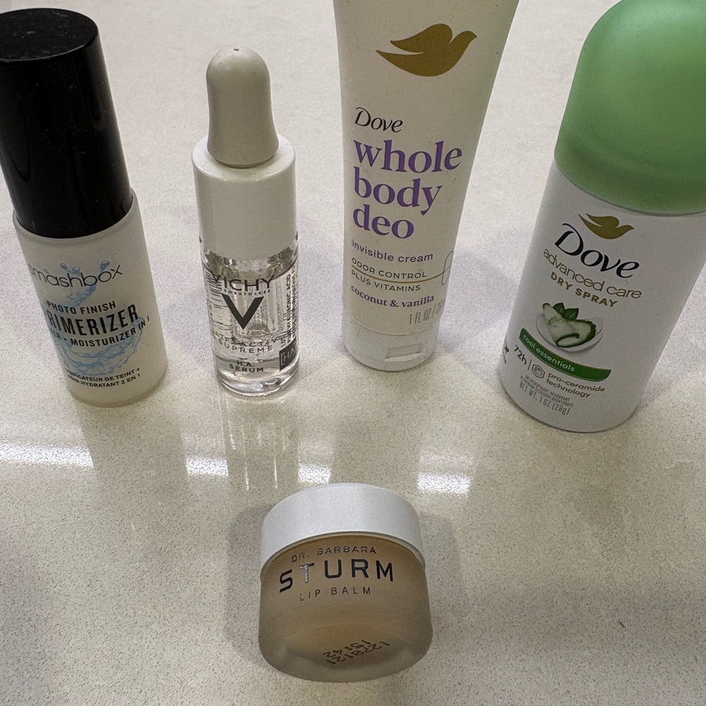 Dove,Smashbox,Vichy,Dr Barbara STURM Skincare Set